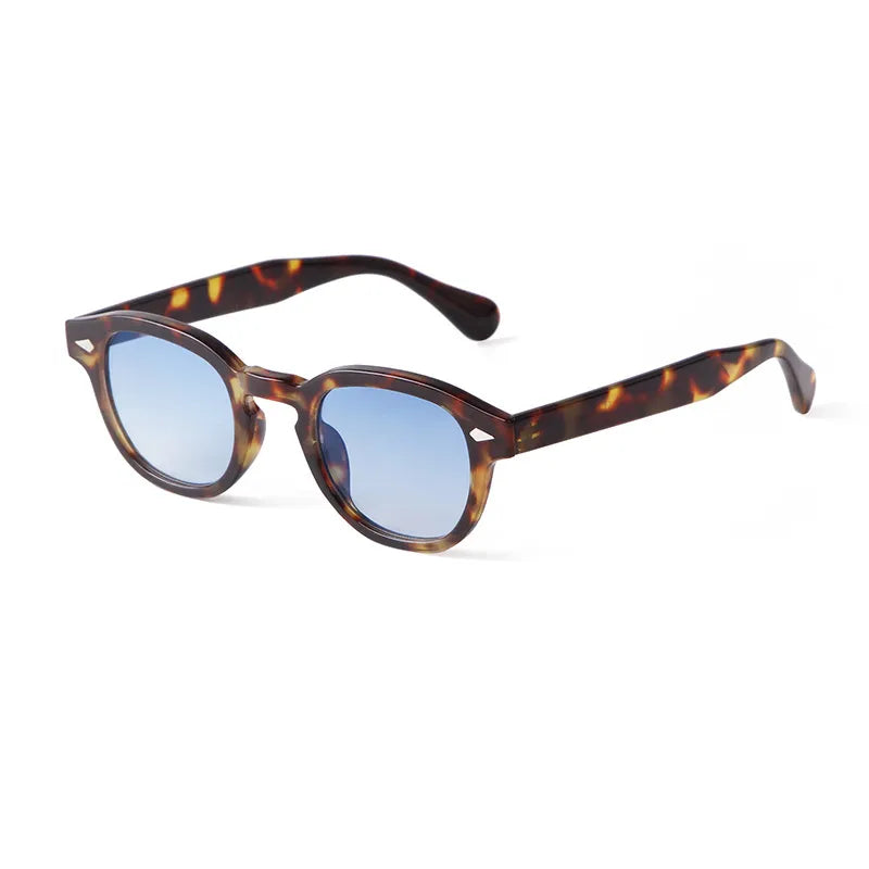 Lunettes de soleil de mode anti-UV à monture ovale et petite