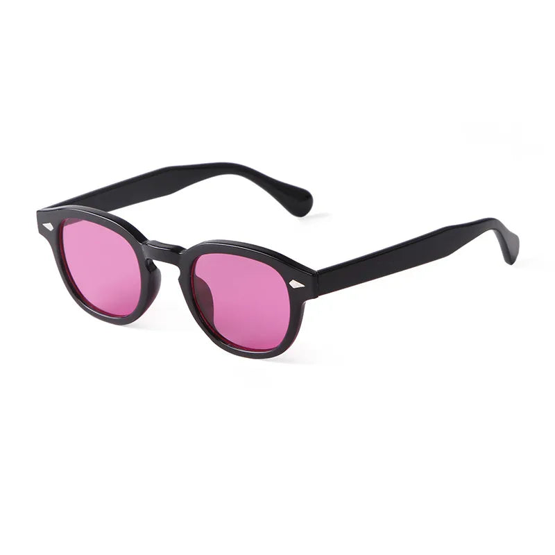 Lunettes de soleil de mode anti-UV à monture ovale et petite