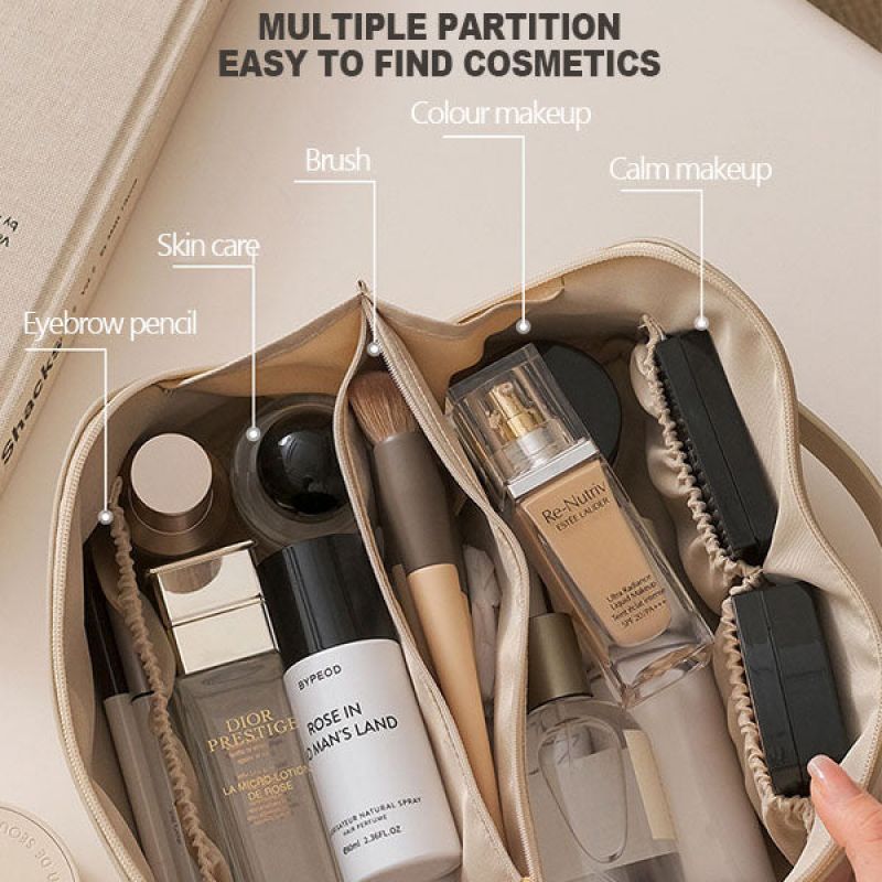 Trousse de Toilette de Voyage Grande Capacité Multifonction Trousse de Maquillage Voyage Femme Organisateur Articles de Toilette Trousse de Rangement Outil