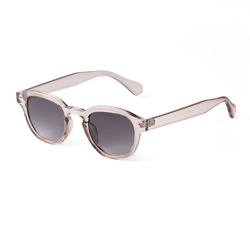 Lunettes de soleil de mode anti-UV à monture ovale et petite