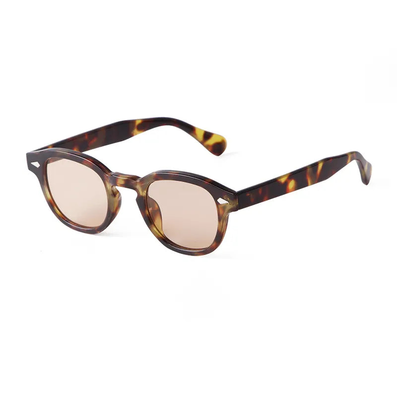 Lunettes de soleil de mode anti-UV à monture ovale et petite