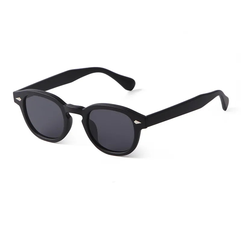 Lunettes de soleil de mode anti-UV à monture ovale et petite