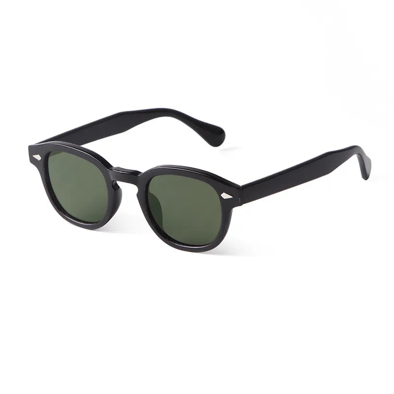 Lunettes de soleil de mode anti-UV à monture ovale et petite