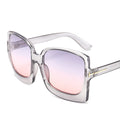 Trendy Women's Oversized Sunglasses - UV Protection