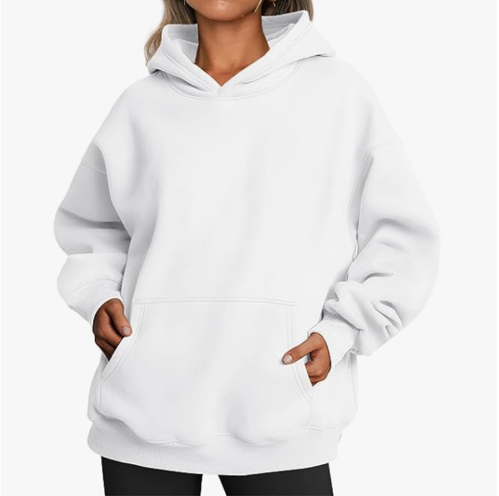 Sweat à capuche uni