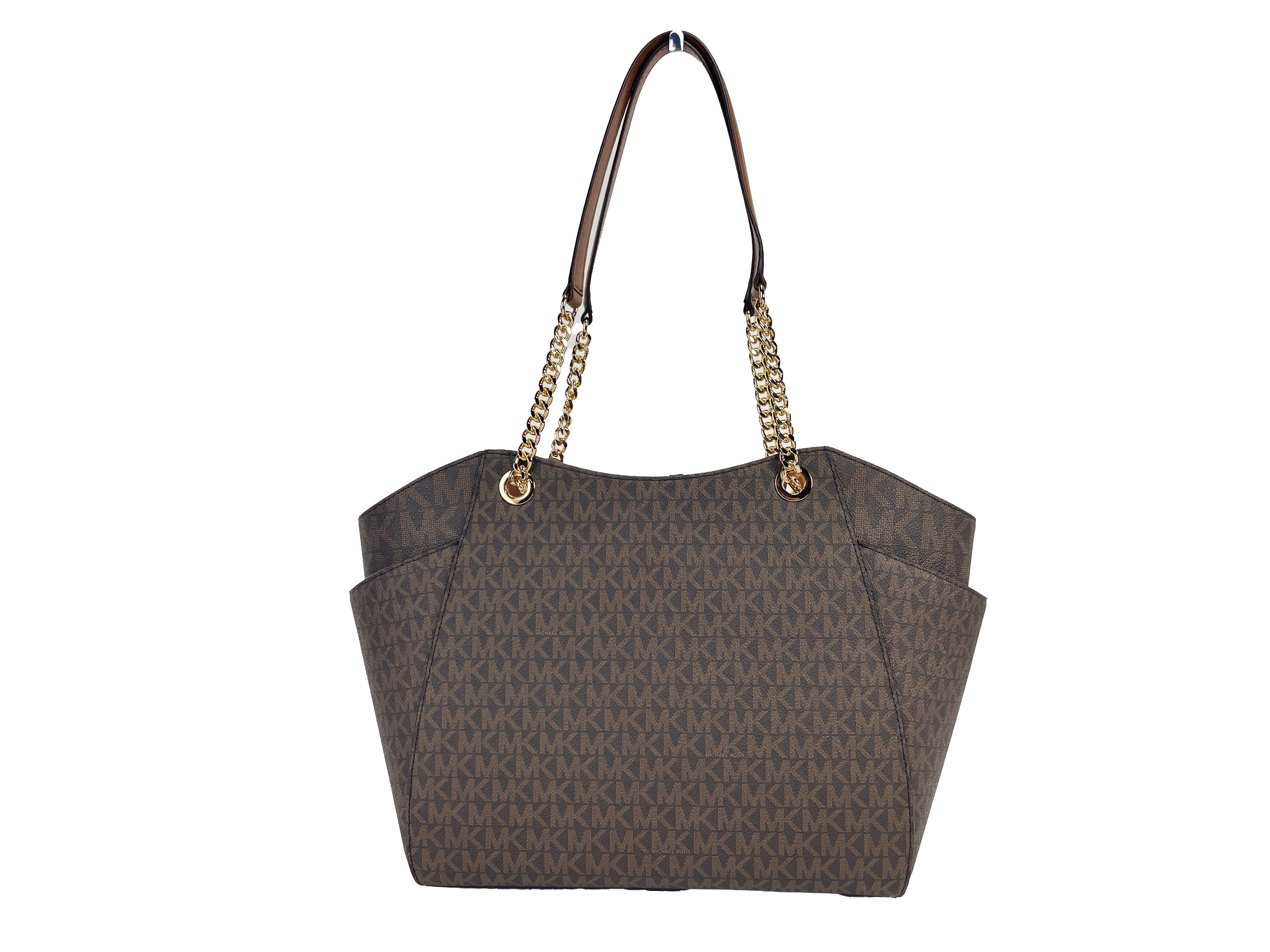 Michael Kors Jet Set Chain Brown Tote Bag
