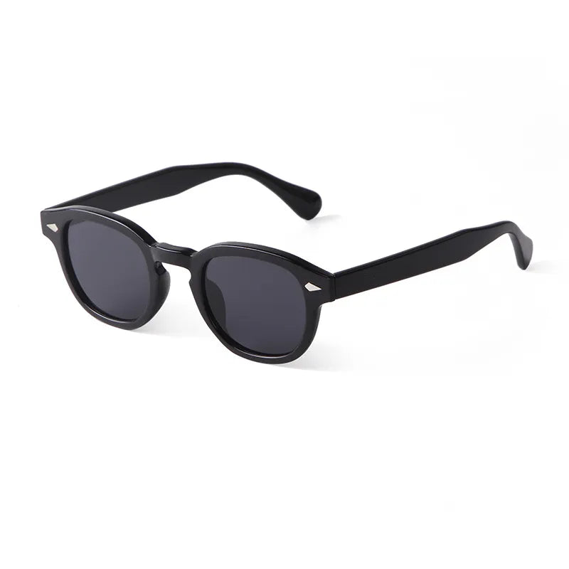 Lunettes de soleil de mode anti-UV à monture ovale et petite